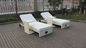 Luxury Grey Outdoor Rattan Daybed For Garden / Patio / Beach